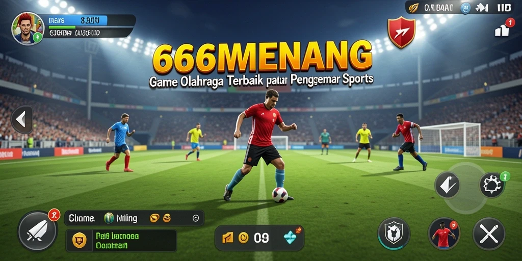 Screenshot gameplay 666MENANG yang menampilkan keseruan pertandingan olahraga.