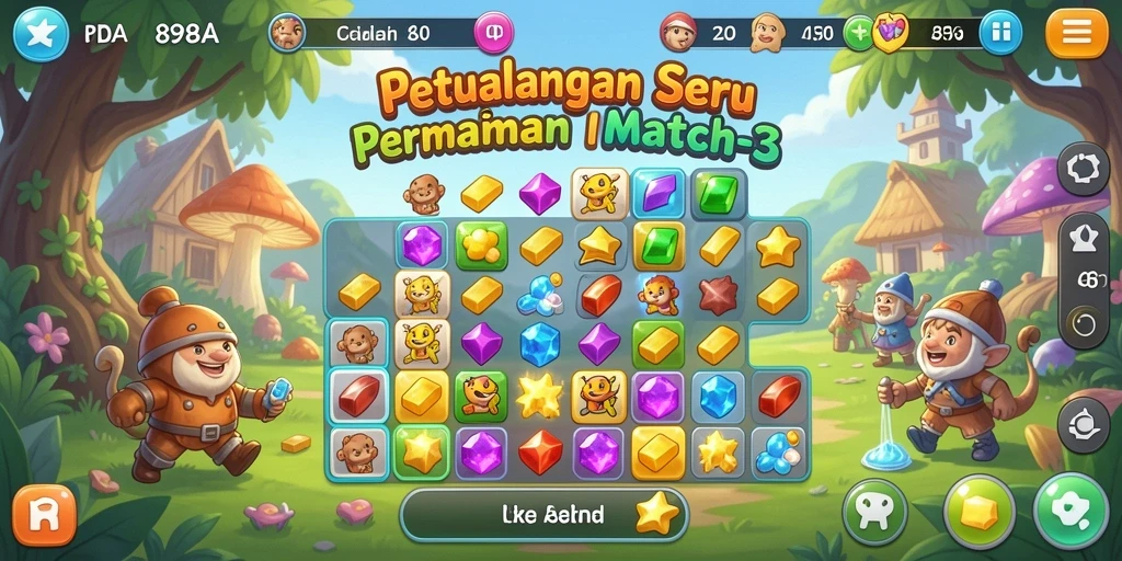 Gameplay seru dan menantang dalam 898A.