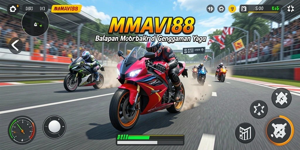 Menampilkan aksi balapan motor yang mendebarkan dalam AMAVI88.