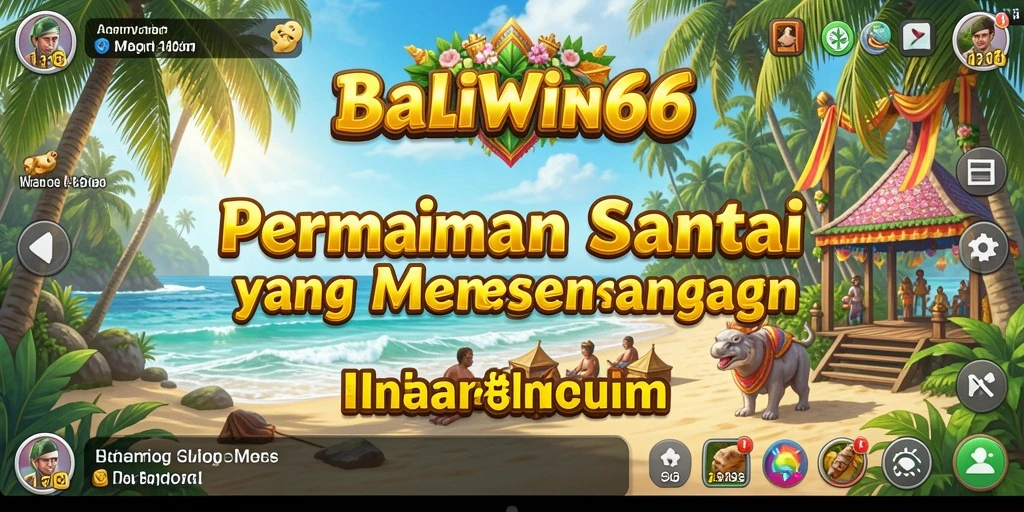 Tampilan menarik dalam gameplay BALIWIN66 yang santai.