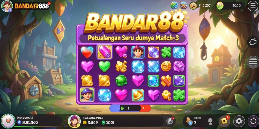 Menampilkan gameplay seru dari BANDAR88 yang penuh warna.