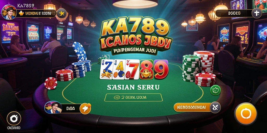 Tampilan menarik dari gameplay kasino interaktif KA789.