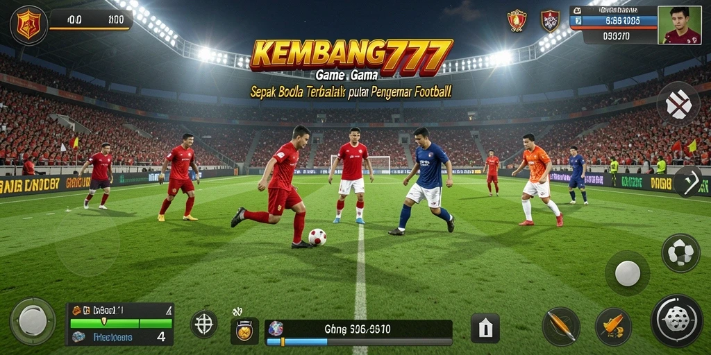 Gameplay seru dalam KEMBANG777 yang penuh aksi sepak bola.