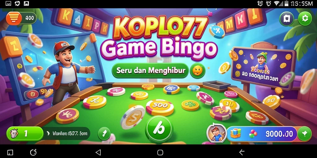 Tampilan gameplay seru KOPLO77 dengan fitur Bingo yang menarik.