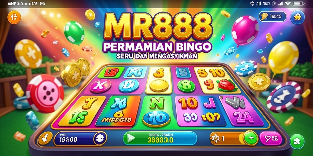 Tampilan gameplay seru dalam permainan Bingo MR888.