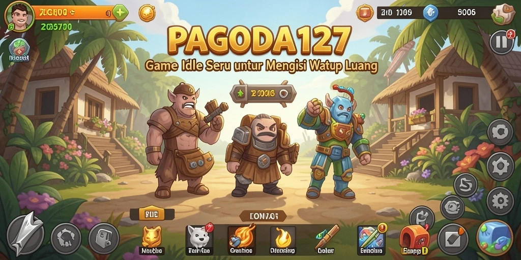 Screenshot utama PAGODA127 dengan gameplay Idle yang menarik.