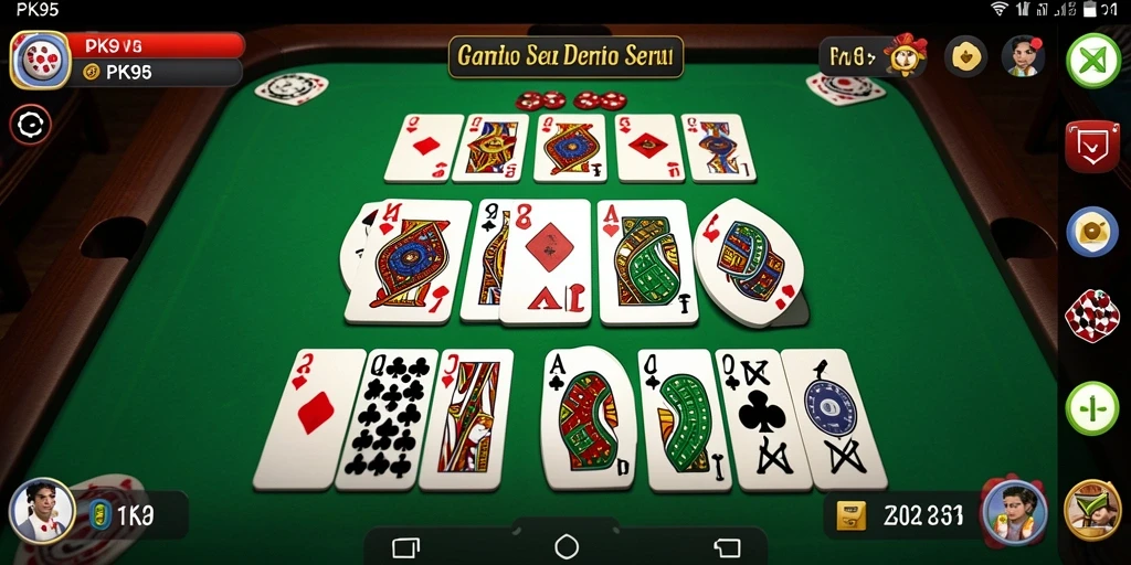 Gameplay menarik dan antarmuka yang ramah pengguna di PK95.