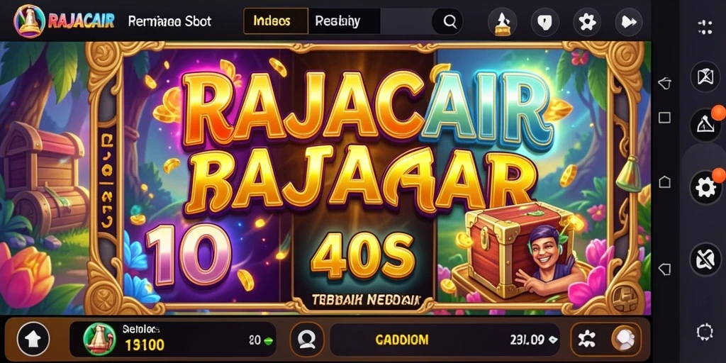 Screenshot utama RAJACAIR menampilkan gameplay Slot yang seru dan mengasyikkan.
