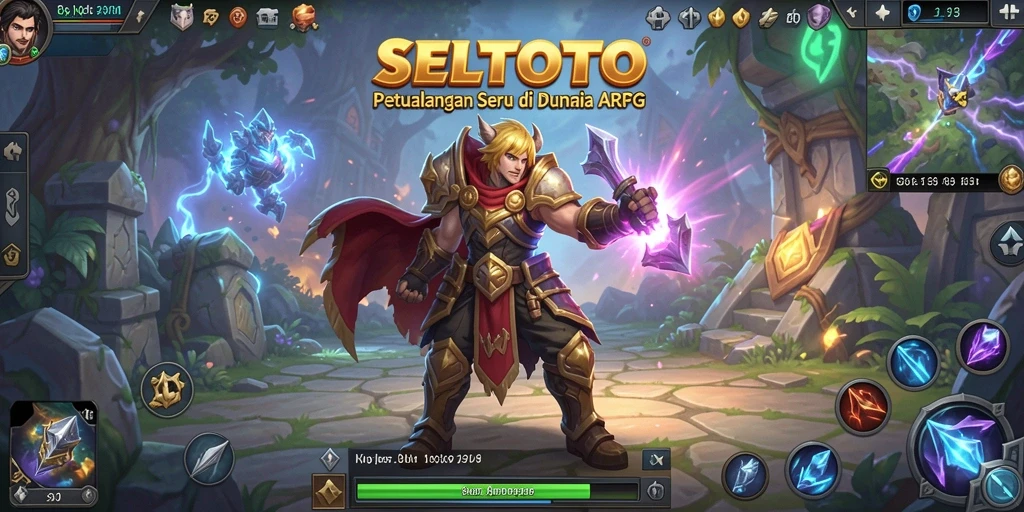 Tampilan gameplay SELTOTO dengan pertarungan penuh aksi ARPG.