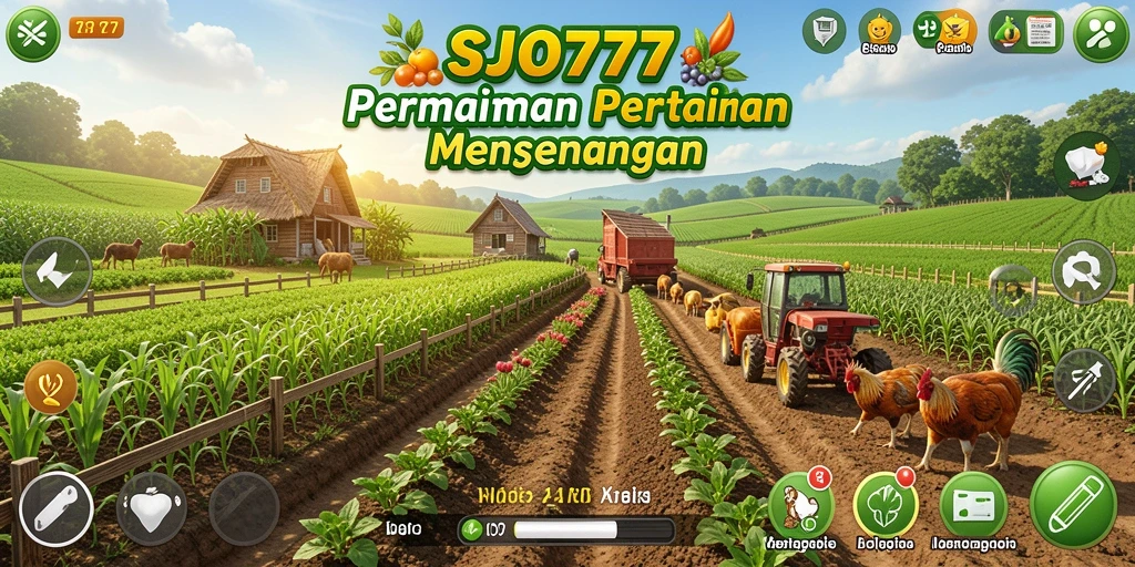 Tampilan gameplay SJO777 yang menawan dalam dunia Farming.