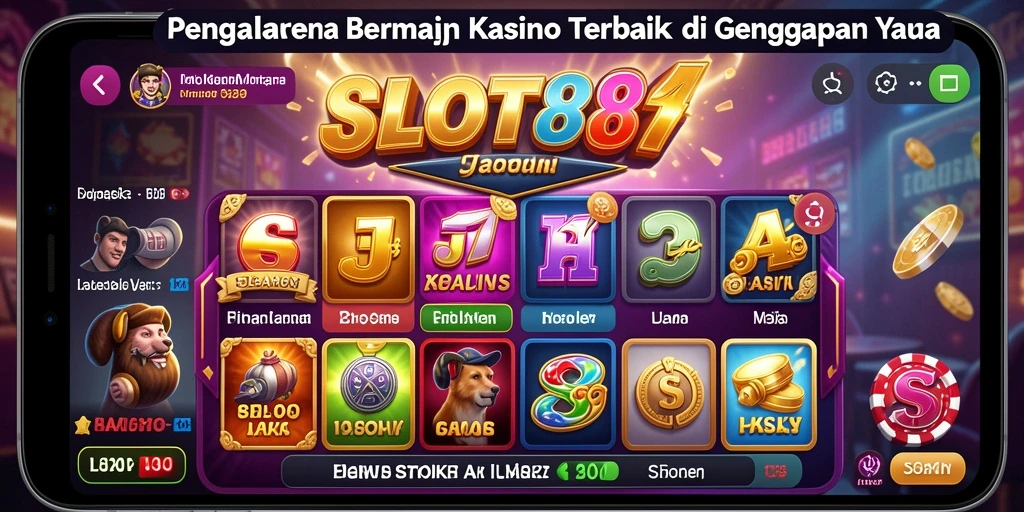 Tangkapan layar menarik dari gameplay SLOT88 yang menampilkan slot kasino.