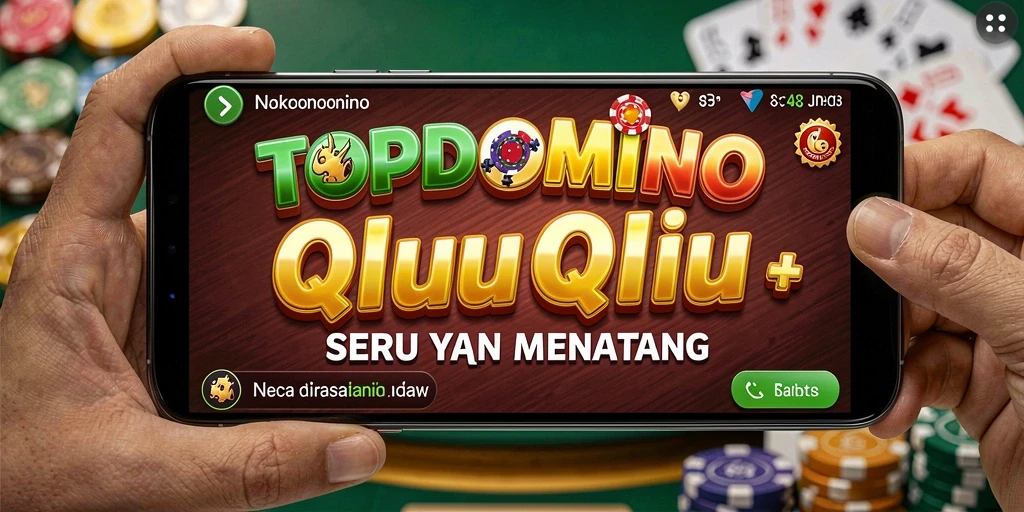 Tampilan gameplay seru dari TOPDOMINO yang penuh strategi.