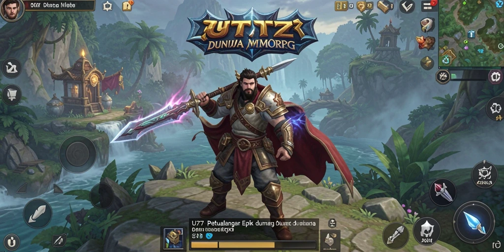 Screenshot UT77 menampilkan aksi seru dalam pertempuran MMORPG.