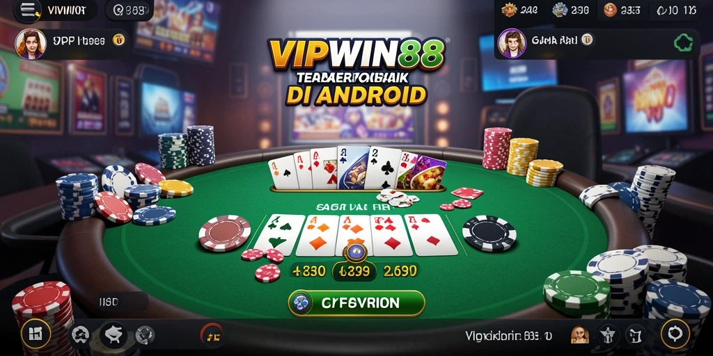 Screenshot gameplay Poker mengasyikan di VIPWIN88.