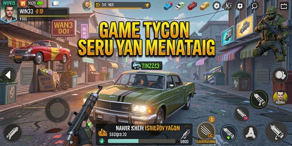 Tampilan gameplay menegangkan dan seru di WIN33.